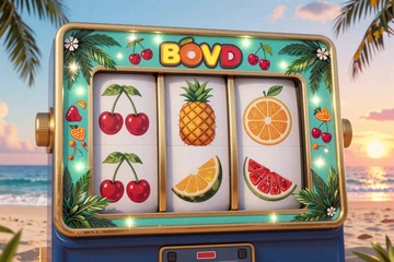 Tropical Fruits online Slot mit gl&uuml;henden Fr&uuml;chten und Goldsymbolen bei OnlySpins
