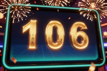 Goldener Live-Jackpot-Z&auml;hler mit leuchtenden Zahlen im OnlySpins Online Casino Echtgeld